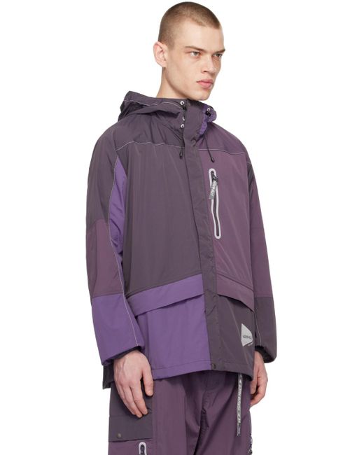 And Wander Purple Gramicci Edition Jacket for men