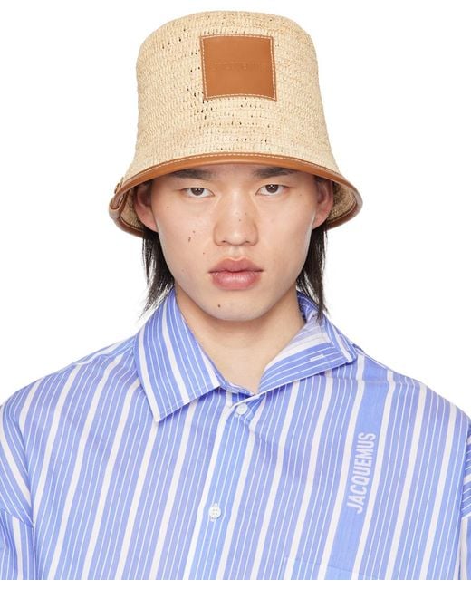 Jacquemus Blue Les Classiques 'Le Bob Soli' Bucket Hat for men