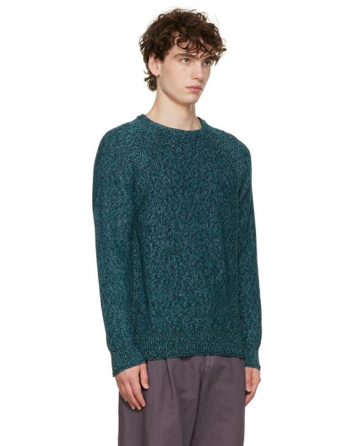 PS by Paul Smith Blue Knit Sweater for men