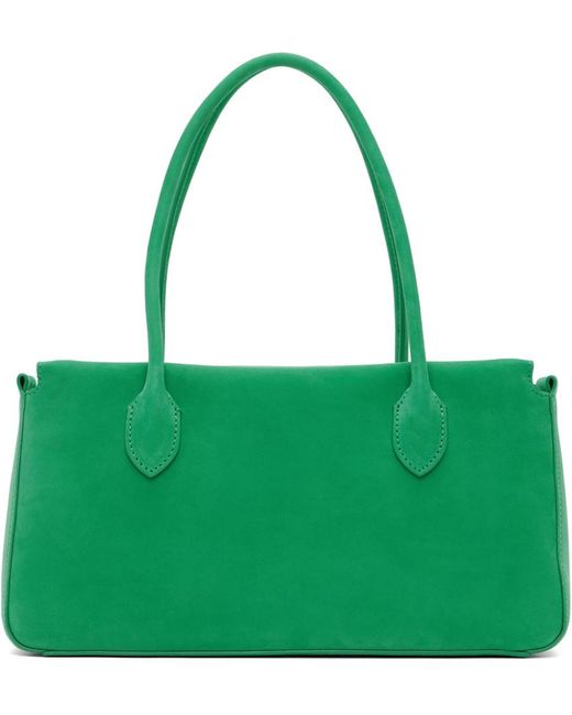 The Row Green E/w Top Handle Bag
