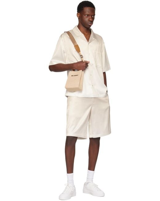 Axel Arigato Brown Shopping Mini Bag for men