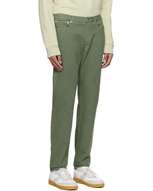 A.P.C. . Green Petit New Standard Jeans for men