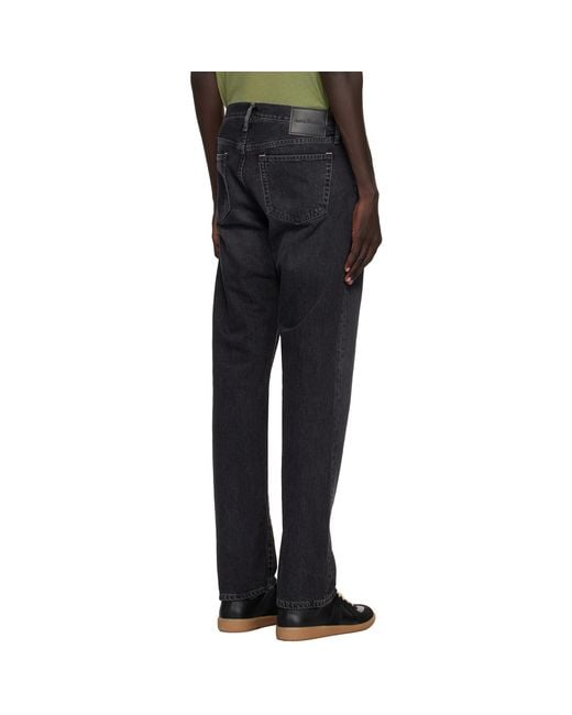 Acne Black Faded Jeans for men