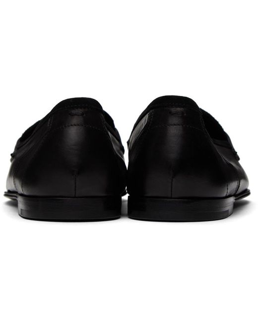 Flâneurs pantofola noirs Dolce & Gabbana pour homme en coloris Black