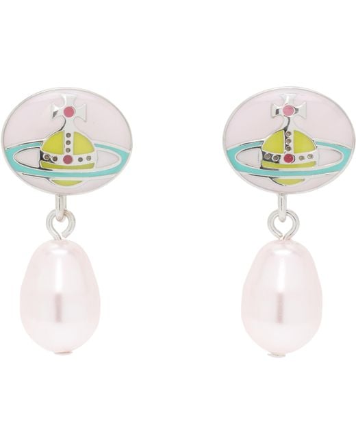 Vivienne Westwood Black Loelia Earrings