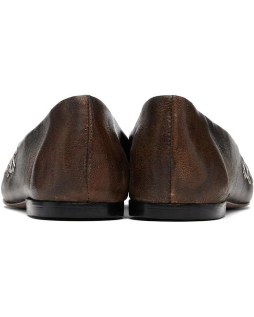 GIMAGUAS Black Bailarina Studs Flats