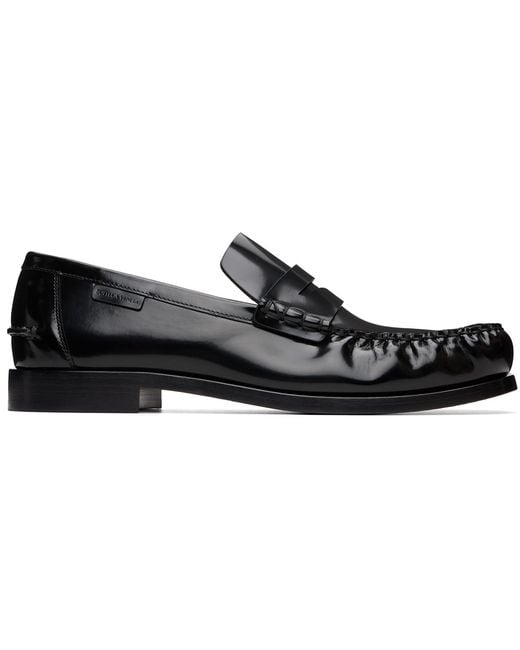 Bottega Veneta Black Truman Loafers for men