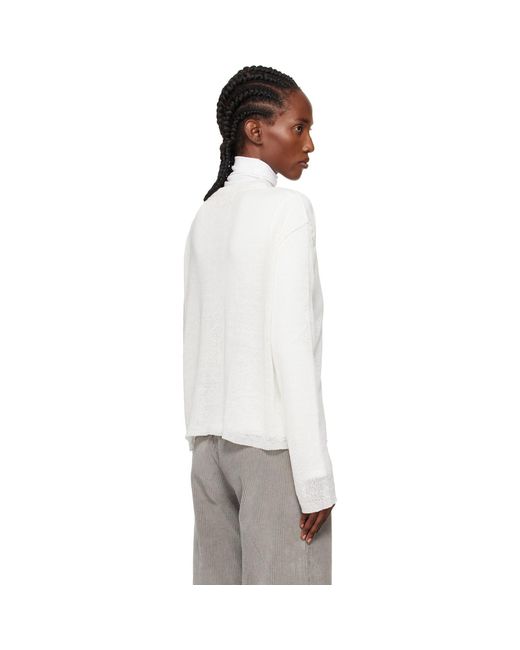 mfpen White Off- Companion Sweater