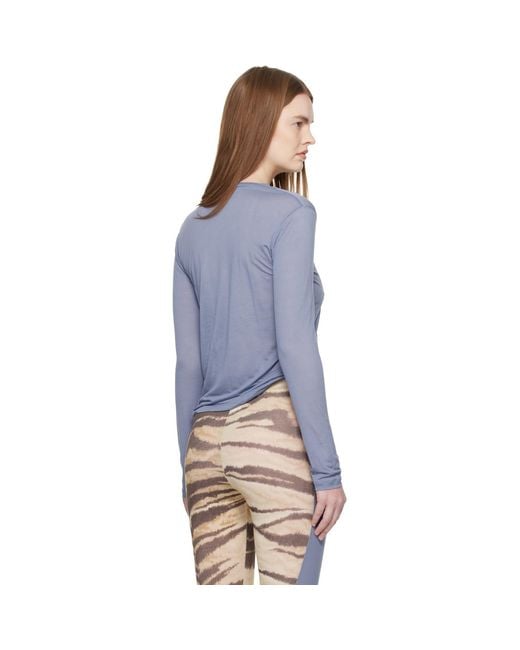 Baserange Blue Long Sleeve T-Shirt