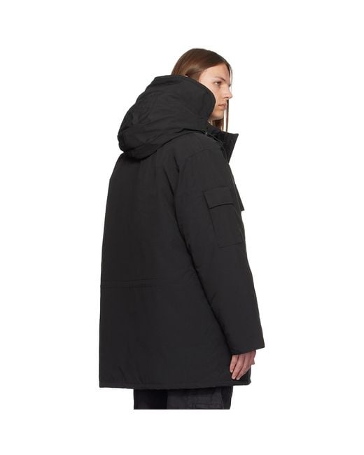Canada Goose Black Expedition Parka Jacket For Extreme Weather Conditions for men