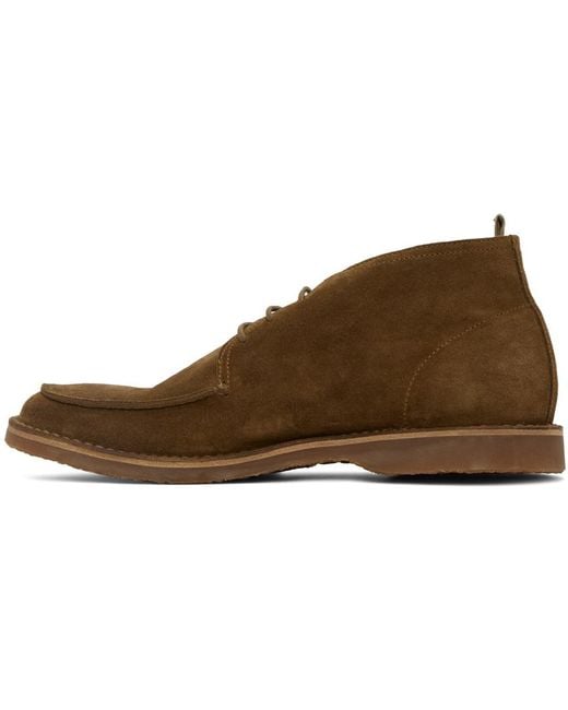 Officine Creative Black Brown Kent 002 Boots for men