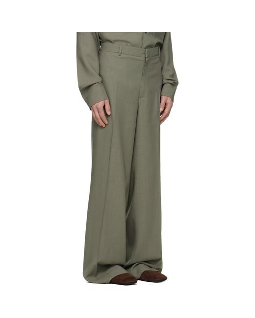 Calvin Klein Green Taupe Eric Trousers for men