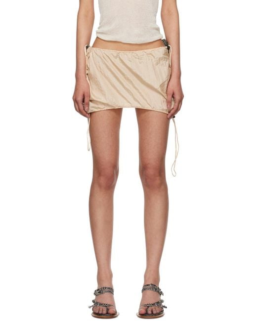 Isa Boulder Black Chute Miniskirt