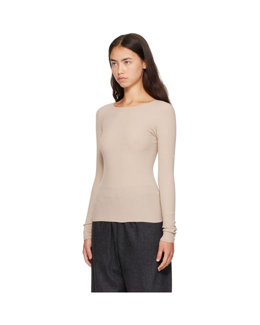 Jil Sander Black Ribbed T-Shirt