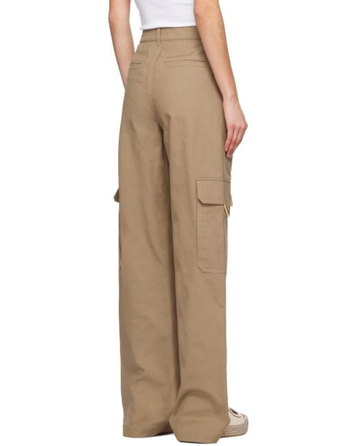 Valentino Natural Cargo Pocket Trousers