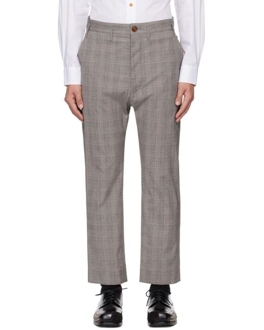 Vivienne Westwood Gray Cruise Trousers for men