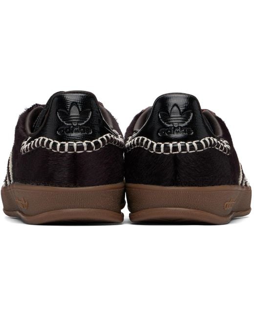 Wales Bonner Black Adidas Originals Edition Gazelle Pony Sneakers