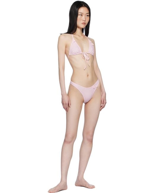 Frankie's Bikinis ピンク Dove ビキニボトム Multicolor