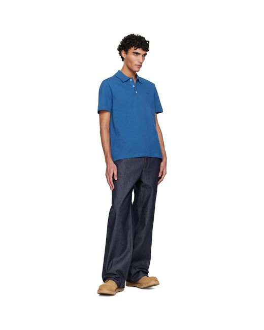 A.P.C. Blue Standard Polo for men