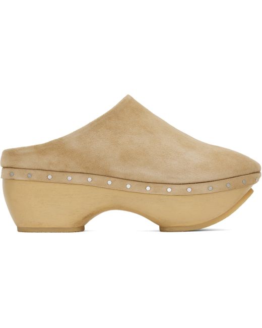Lauren Manoogian Black Suede Contour Clog