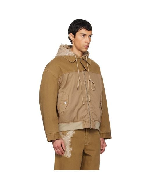 Song For The Mute Natural Tkl Edition Faded Denim Jacket for men