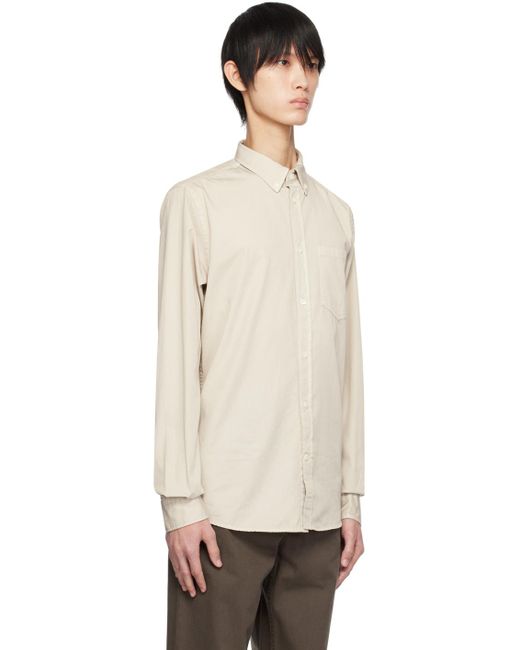 Norse Projects Natural Beige Anton Shirt for men