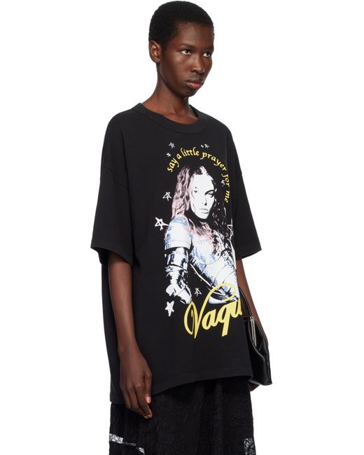 VAQUERA 'Joan Of Arc' T-Shirt in Black | Lyst