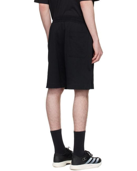 Y-3 Black Loose-fit Shorts for men