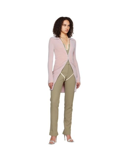 Paris Georgia Pink Zip-up Polo