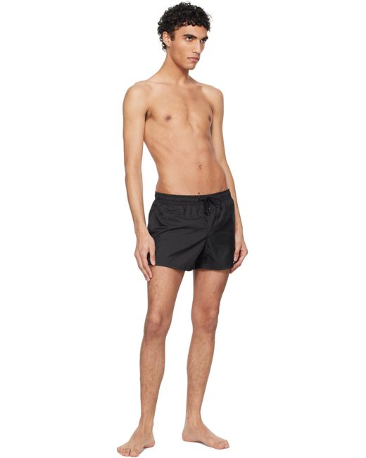 Commas Black Short Length Swim Shorts for men