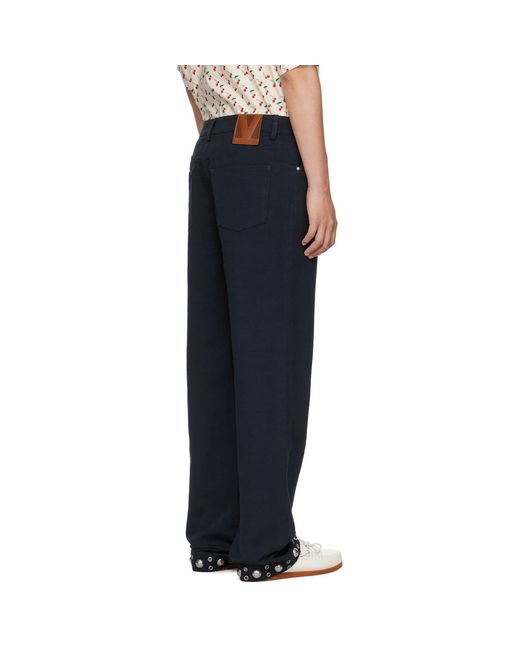 Valentino Black Studded Trousers for men