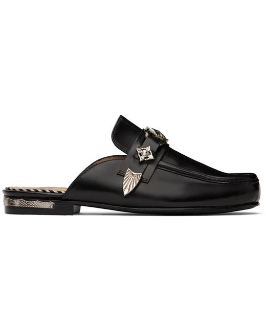Toga Black Ssense Exclusive Classic Loafers