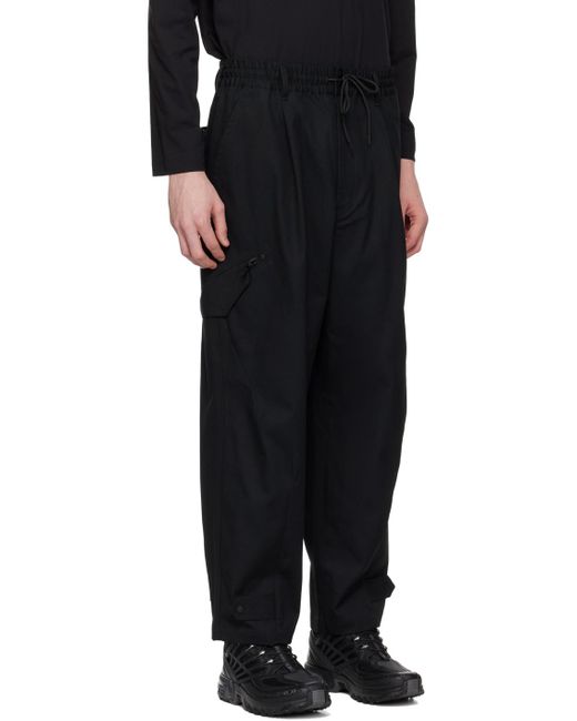 Pantalon cargo de travail noir Y-3 pour homme en coloris Black