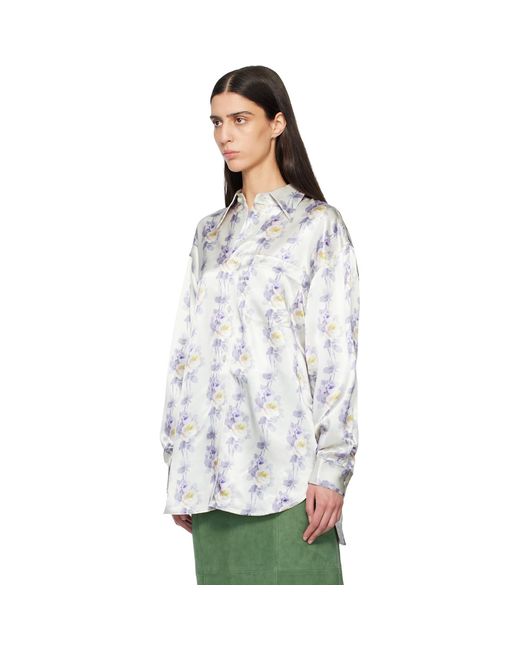 MERYLL ROGGE Green Off- Classic Shirt