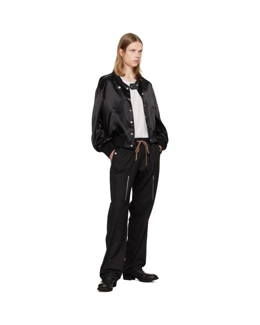 JKEEFER Black Anthony Cargo Pants for men