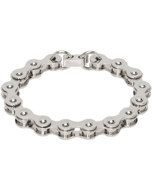 Vetements Black Biker Chain Bracelet for men