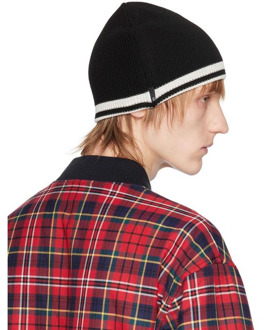 Undercover Red Striped Beanie for men