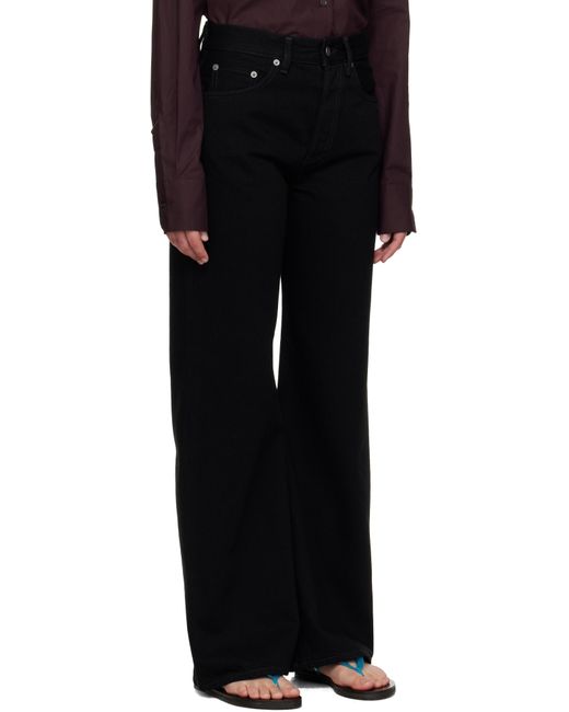 Acne Black 2021F Regular Fit Jeans