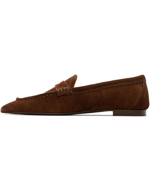 R13 Black Pointed Toe Loafers