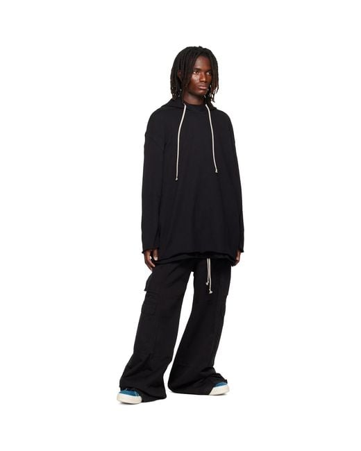 Rick Owens Black Tower Peter Hoodie for men