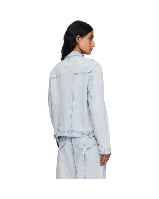 YMC White Loft Denim Jacket