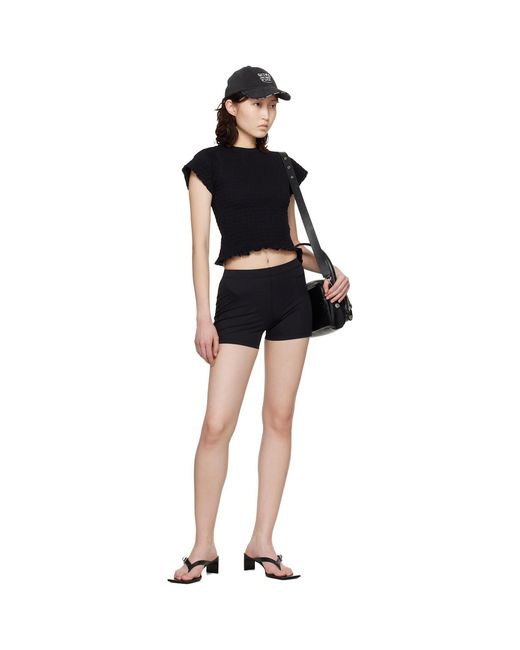 Vetements Black Gathered Baby T-Shirt