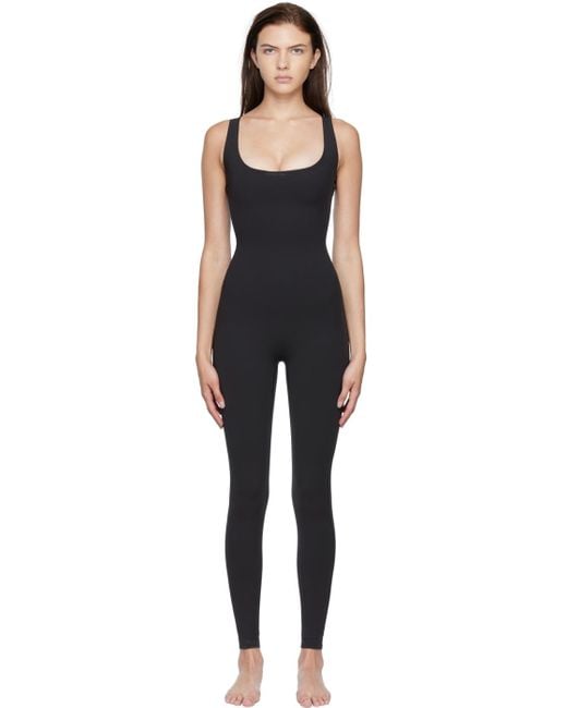 Skims Black All-in-one Jumpsuit