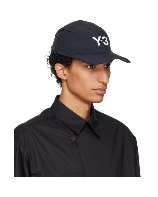 Y-3 Black Run Cap for men