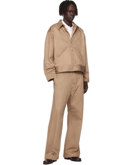 TAIGA TAKAHASHI Natural Lot. 324 Usmd Convalescent Jacket for men