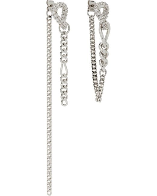 Justine Clenquet Black Loïs Earrings