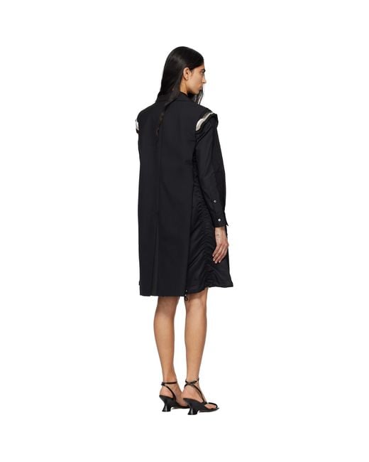 Sacai Black Suiting Vest