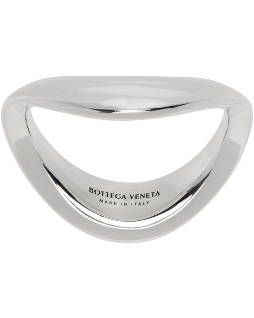Bottega Veneta White Band Ring