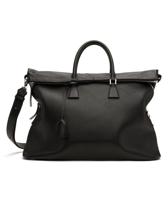 Maison Margiela Black 5Ac Soft Xl Tote for men