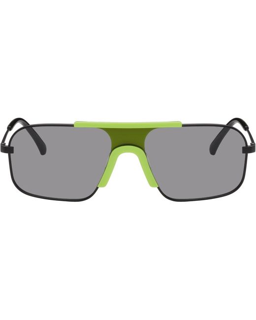 Projekt Produkt Green Aviator Sunglasses for men